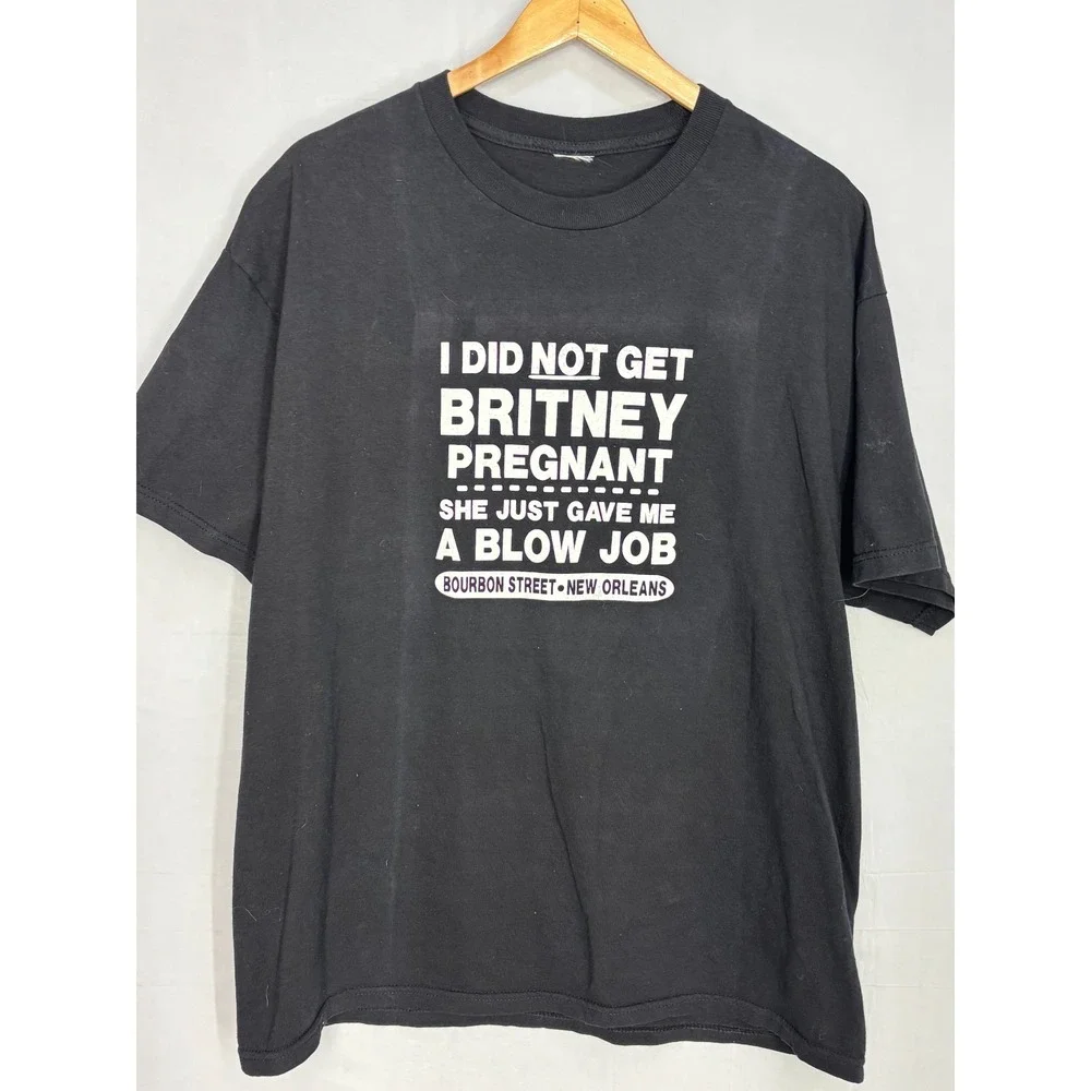 Bourbon Street New Orleans Justin Timberlake Britney Spears Shirt Mens Black  XL - Picture 2 of 6